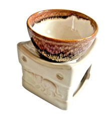 Cream And Brown Elephant Oil