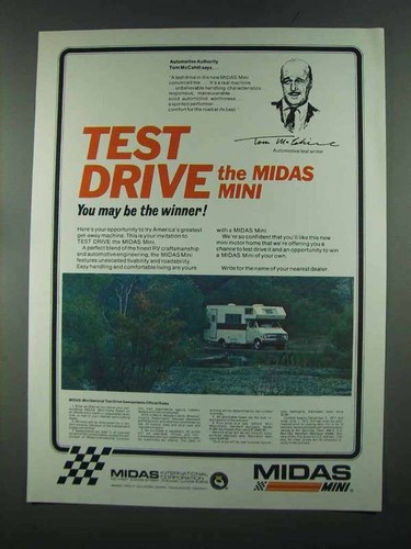 1972 midas mini motor home - mini,