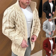 Chunky Cable Knit Sweater Warm