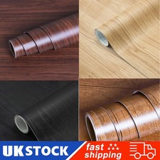 Wood Effect Vinyl Wrap Self Adhesive Film Sticker Textured Worktop Wall Covering