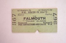 Railway Ticket GWR Exeter to