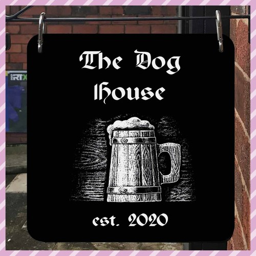 Personalised pub shed - pub, sign