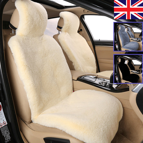 Faux sheepskin car seat - car, covers