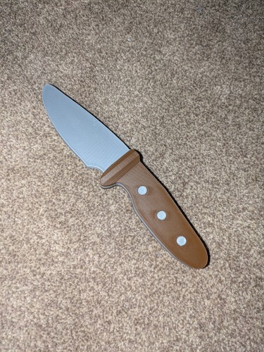 Plastic dummy lock - plastic, knife