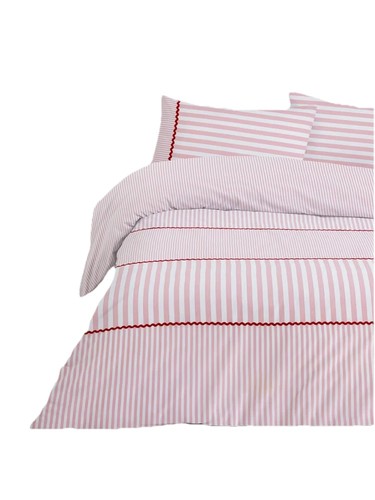Pink striped ric rac - pink,