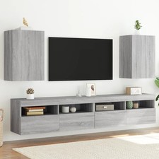 TV Wall Cabinets Wall-mounted TV Stand Floating TV Unit Engineered Wood vidaXL