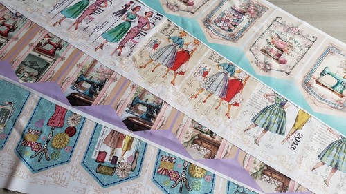 Retro vintage sewing theme - retro,