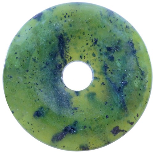 Gemstone donut pendant 40 - gemstone,