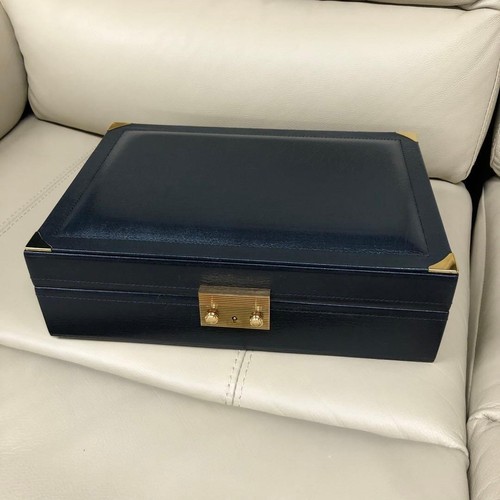 Rolex watch jewelry box blue - rolex,