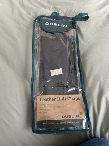 Dublin leather half chaps - leather, in