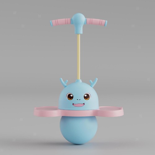 Pogo ball with handle - pogo, kids