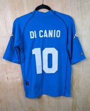 Kappa Paolo Di Canio Italy Football Shirt Mens Medium Vintage Jersey 10 Blue