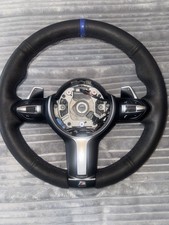 BMW M SPORT ORIGINAL STEERING WHEEL. ALL CONTROLS AND PADDLES INCLUDED.