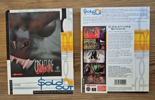 Creature shock rom - pc, cd-rom