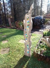 Stained Glass Garden Sculpture