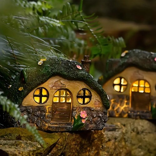 Solar tree log - , cabin