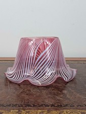 Victorian Nailsea cranberry