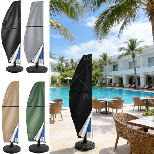 Parasol cover with zip outdoor - with,