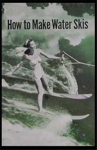 Water ski skis - water,