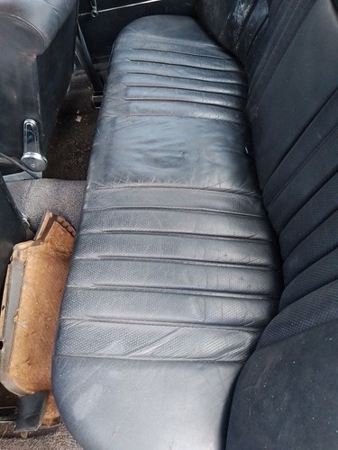 Mercedes w108 black leather - w108,