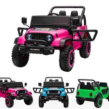 SafariCruiser 12V Kids Electric Jeep Ride-On with Bluetooth & Remote Control