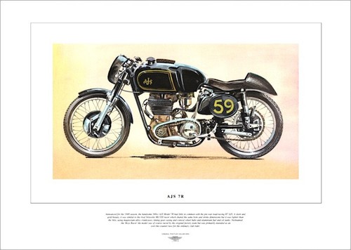 Ajs model motor cycle - motor,