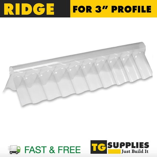 Clear pvc ridge cap for - pvc,