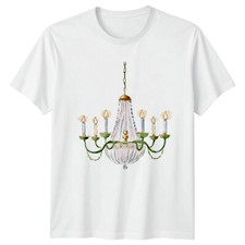 Chandelier Art Home Decor Mens Womens Graphic Unisex Top Artistic Lighting