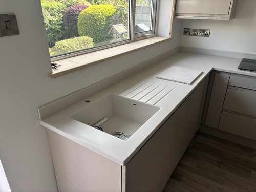 Corian worktops supplied for - worktops,