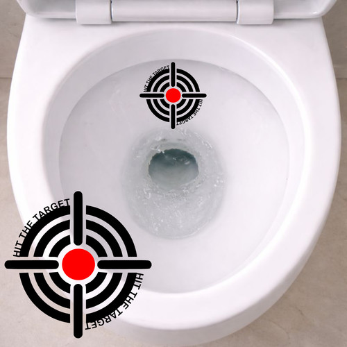 Funny bathroom toilet stickers - toilet,