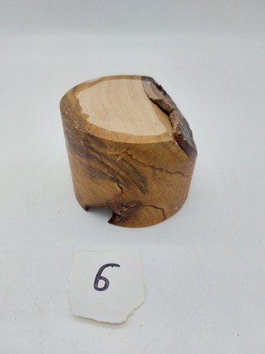 Spalted holly woodturning bowl - holly,