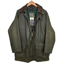 Barbour A400 Northumbria Wax Jacket Vintage 1993 90s Sage Green C42/107CM Large