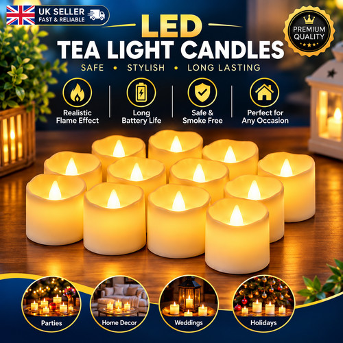 Set led flameless - led, pillar