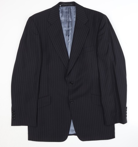 Magee men blue striped suit - magee,