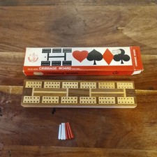 Vintage Cribbage Wooden Board