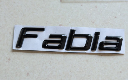 Gloss black rear - badge, fits