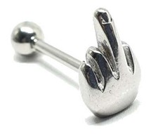 Up Yours Middle Finger Tongue