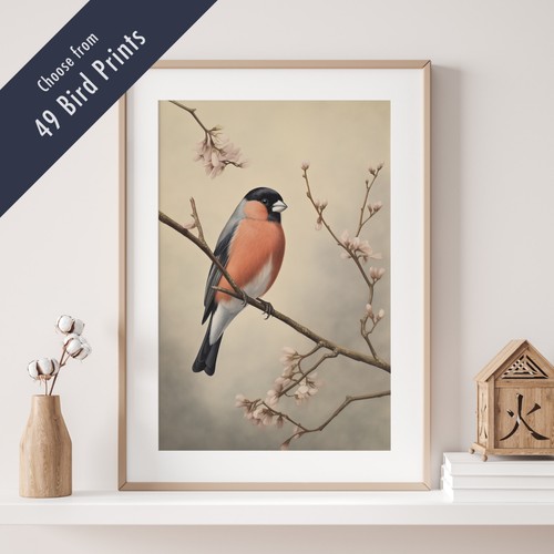 Wild bird print british - bird, –