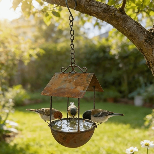 Bird feeder iron feeding - feeder,