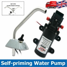 Caravan Boat Faucet Watertap 12V Galley Electric Water Pump Tap Faucet Campervan