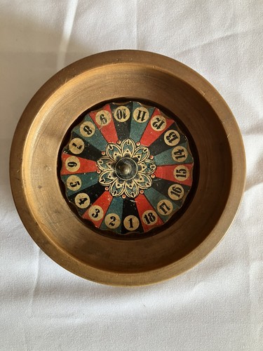 Antique wooden roulette treen - wooden,