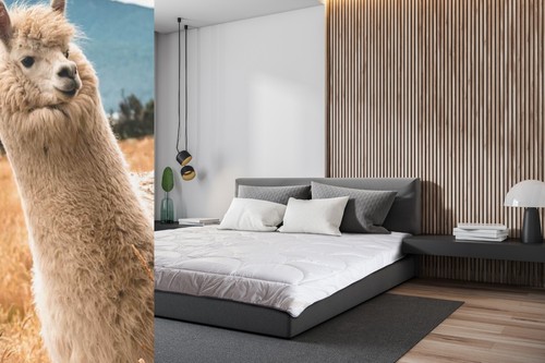 Luxury alpaca wool duvet - wool,