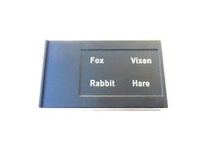 Fox, Vixen, Rabbit, Hare Call Card For UCaller Extreme (pre-2018)