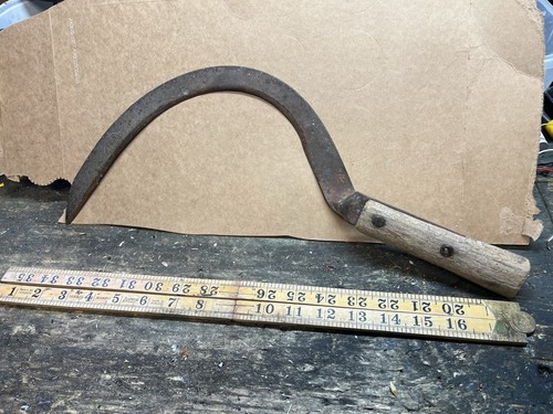Vintage scythe blade - scythe, appears