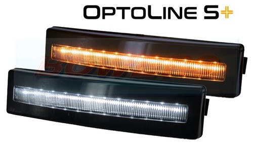 White amber led front - white, or