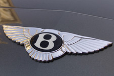 Genuine Bentley Black & White "B" Gel Badge - PS112105PA