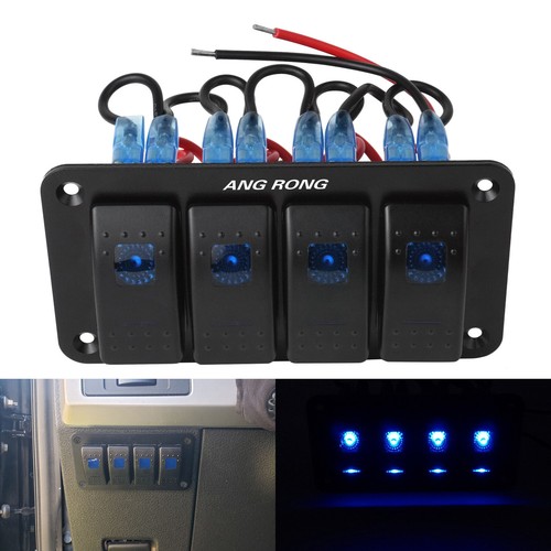 Gang rocker switch panel - 4,