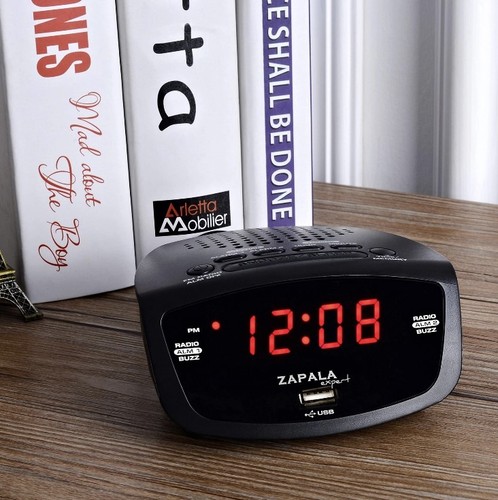 Wake alarm clock - with, radio