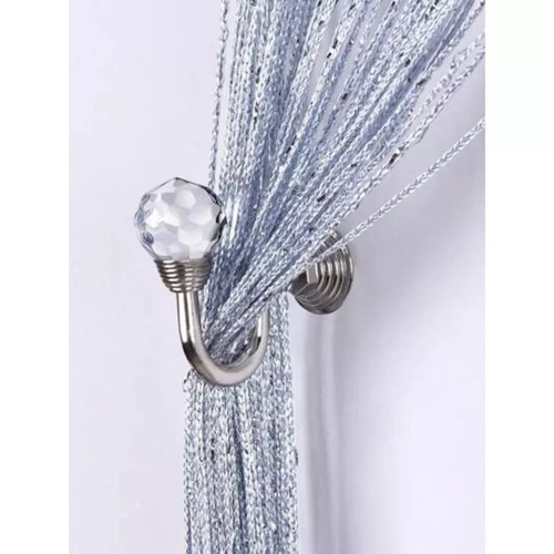 2pieces crystal alloy curtain - 2pieces,