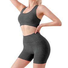 Yoga Fitness Set Gym Wear Clothes Workout Outfits for